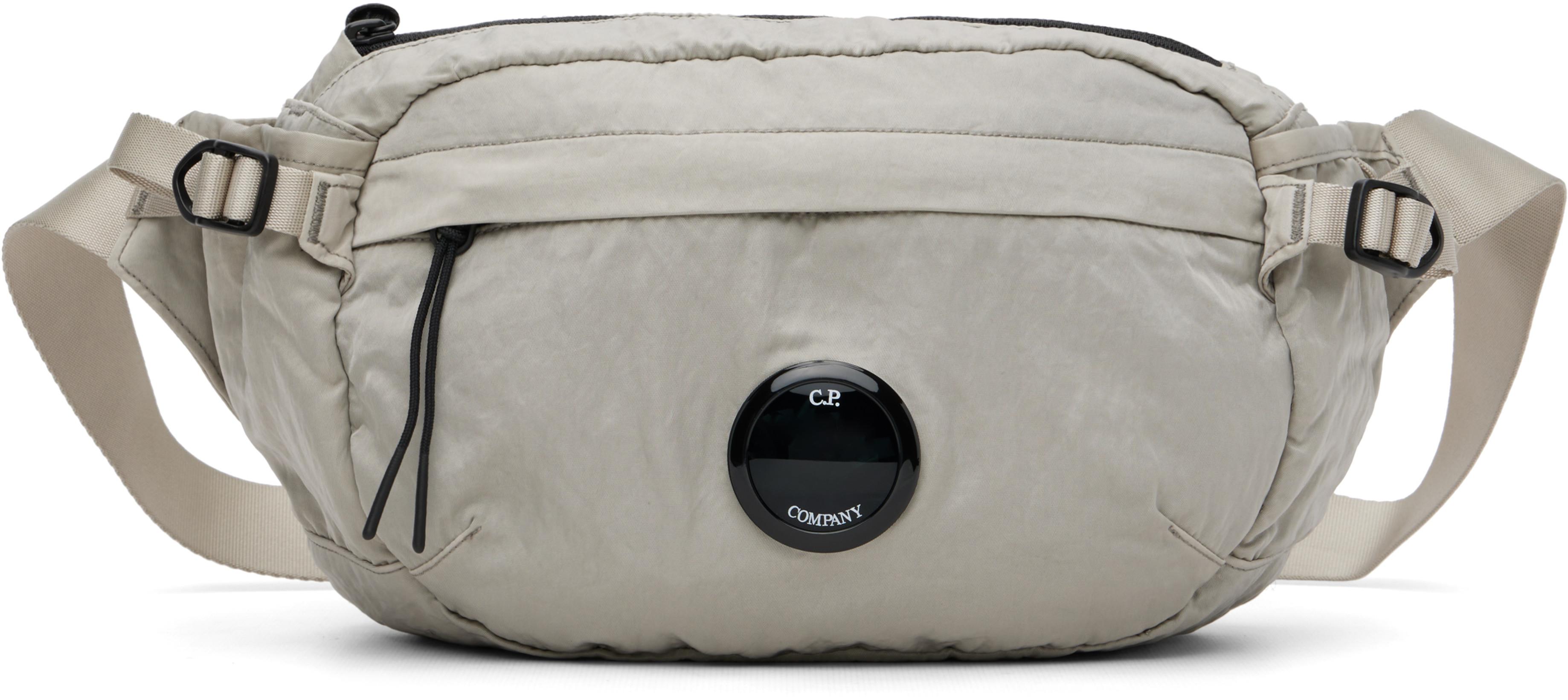 Gray Nylon B Belt Bag by C.P. COMPANY