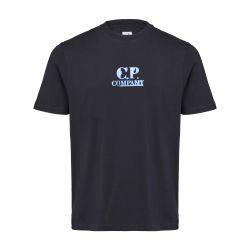 Jersey logo T-shirt by C.P. COMPANY