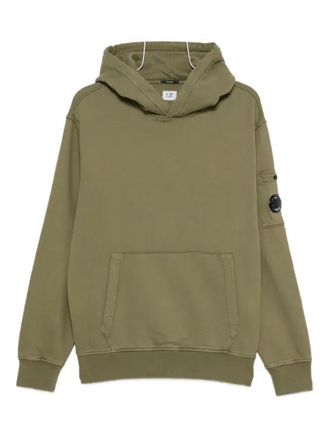 Lens-detail cotton hoodie by C.P. COMPANY
