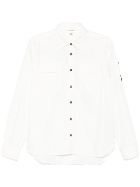 Lens-detail cotton shirt by C.P. COMPANY