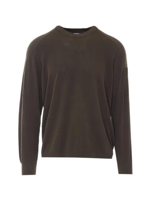 Lens-detail round-neck sweater by C.P. COMPANY