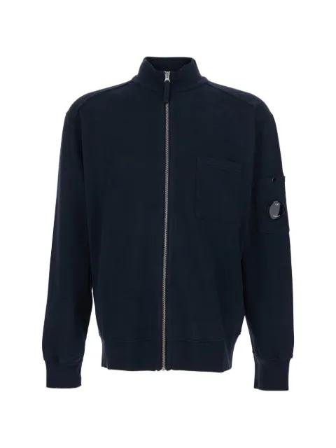 Lens-detail zipped sweatshirt by C.P. COMPANY