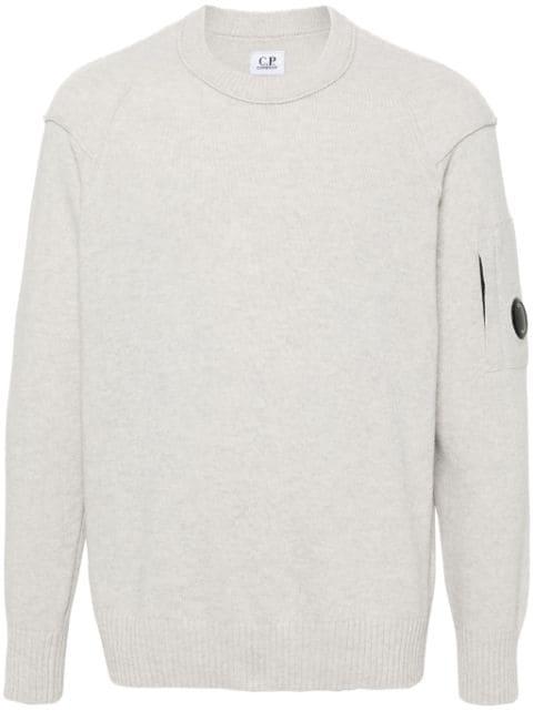 Lens-detailed sweater by C.P. COMPANY
