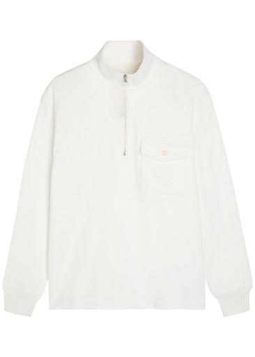 Logo-embroidered cotton sweatshirt by C.P. COMPANY