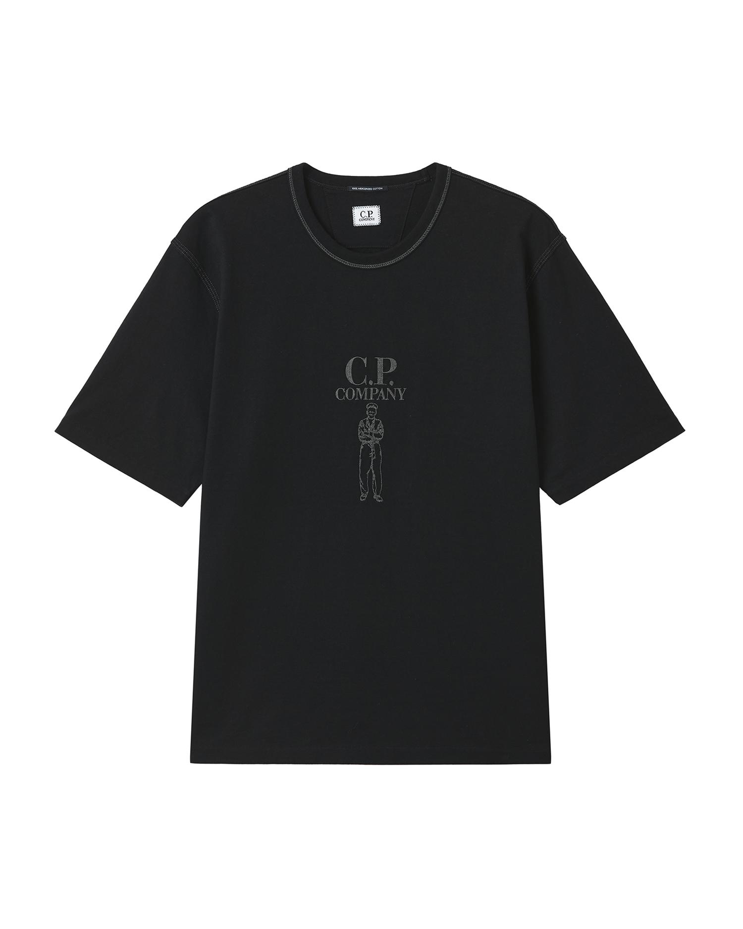 Logo graphic tee by C.P. COMPANY