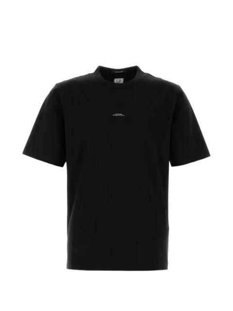 Metropolis Series jersey short sleeve chest logo T-shirt by C.P. COMPANY