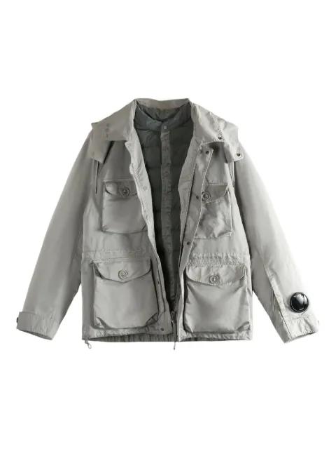 Micro Kei hoodied multi-pocket jacket by C.P. COMPANY