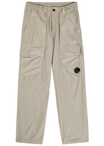 Microreps cotton cargo trousers by C.P. COMPANY