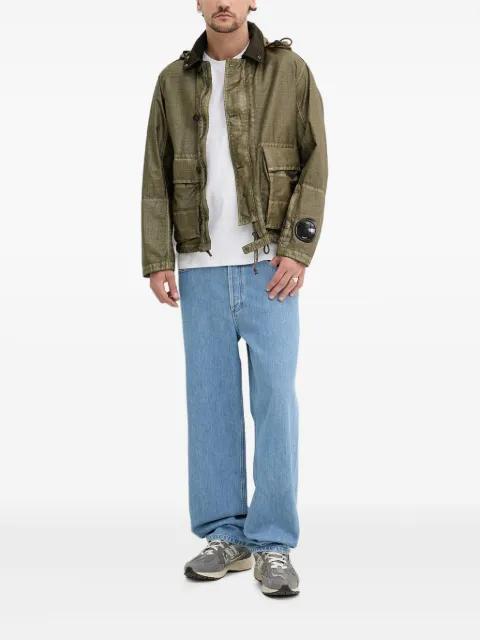 Mille hoodied patch-pockets jacket by C.P. COMPANY