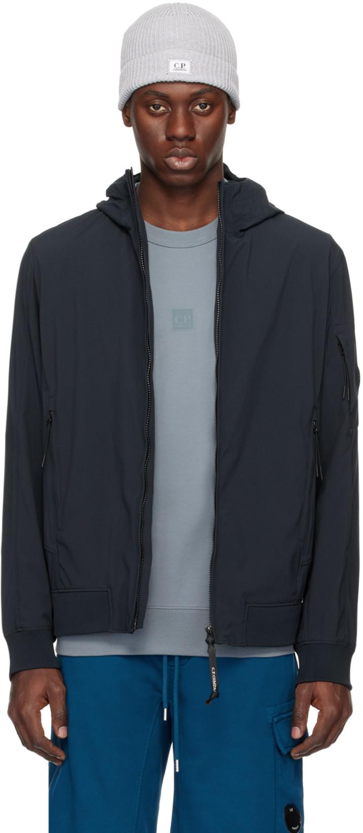 Navy Lens Jacket by C.P. COMPANY