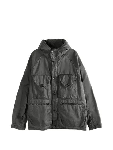 Panama-R hoodied button jacket by C.P. COMPANY