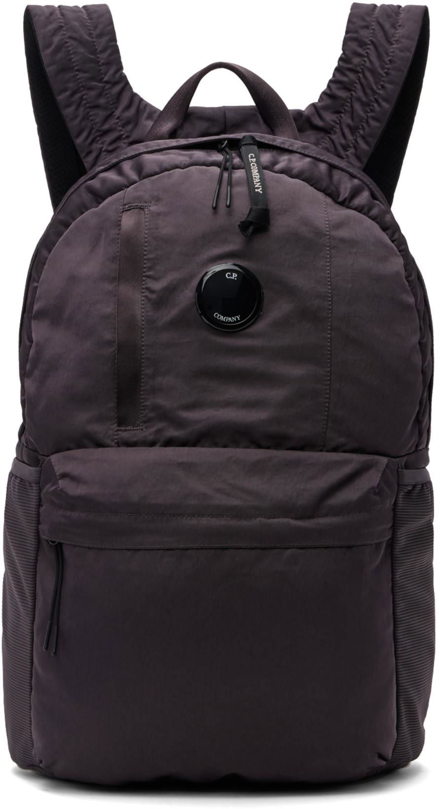 Purple Nylon B Backpack by C.P. COMPANY