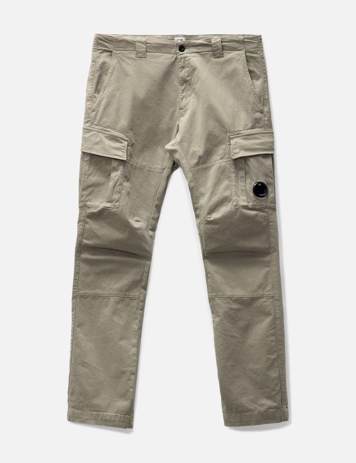 STRETCH SATEEN CARGO PANTS by C.P. COMPANY