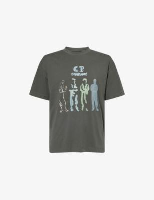 Sailors Graphic-Print Short-Sleeve Cotton T-Shirt by C.P. COMPANY