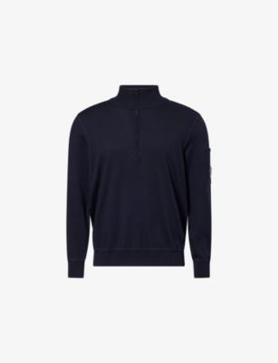Sea Island Logo Cotton Jumper by C.P. COMPANY