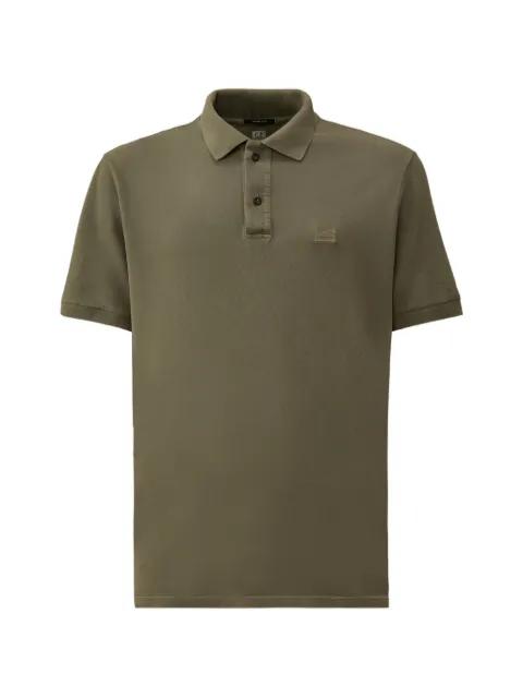button logo-detail polo shirt by C.P. COMPANY