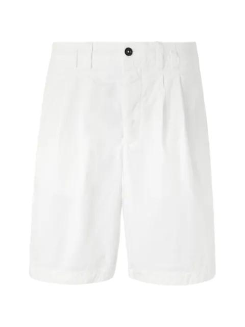 buttoned pleated shorts by C.P. COMPANY