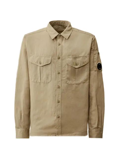 chest-pocket shirt by C.P. COMPANY