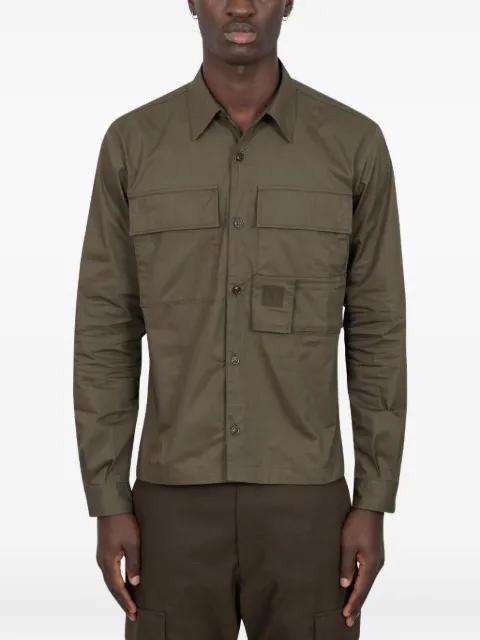 chest-pockets long-sleeve shirt by C.P. COMPANY