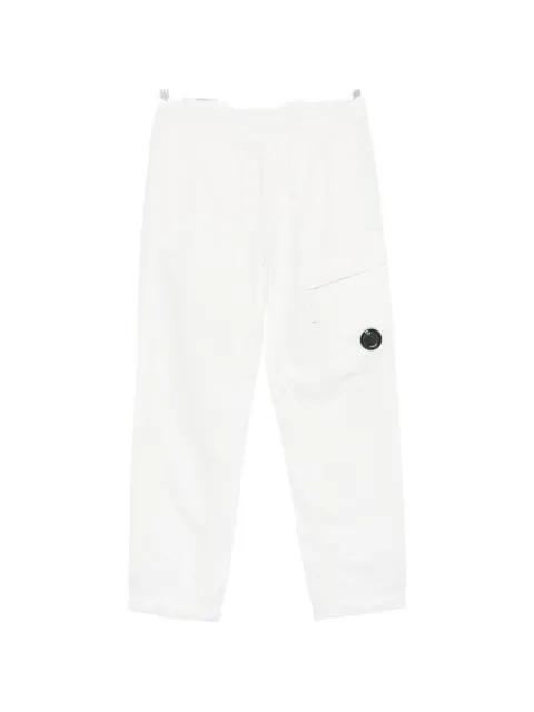 cotton/linen elasticated Lens cargo pants by C.P. COMPANY