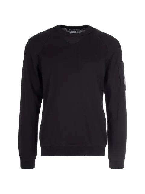 cotton sea island crewneck lens knit by C.P. COMPANY