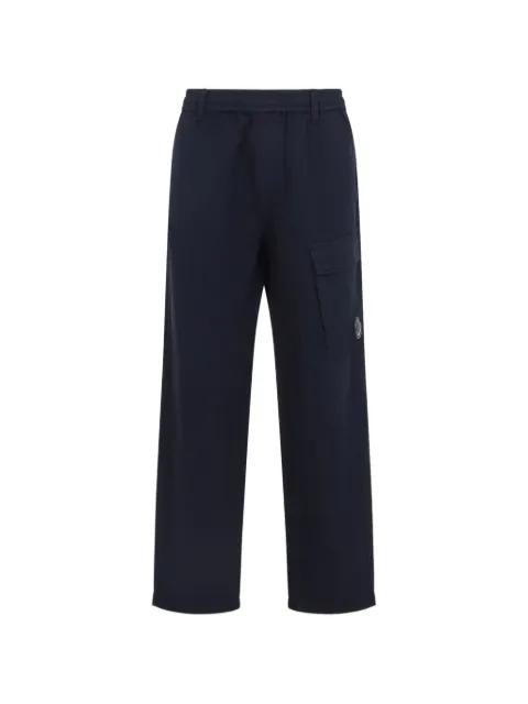 cotton straight-leg trousers by C.P. COMPANY