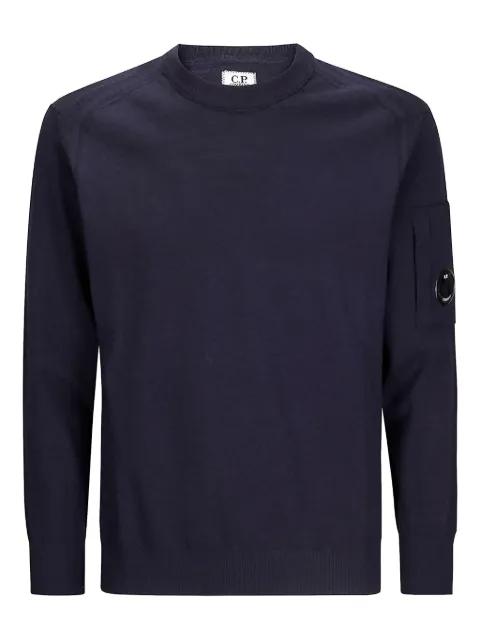 crew neck lens pocket jumper by C.P. COMPANY