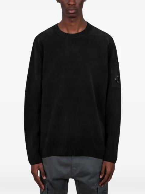 crew-neck logo-patch sweatshirt by C.P. COMPANY