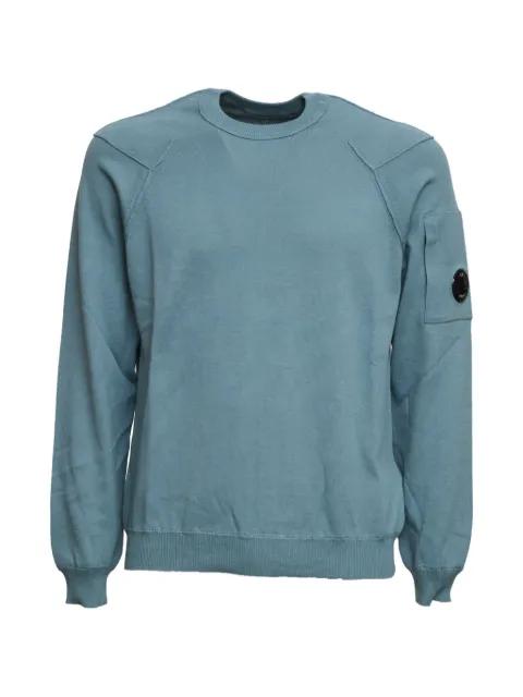 crewneck lens pocket sweater by C.P. COMPANY