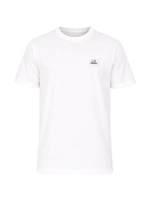 crewneck logo-patch T-shirt by C.P. COMPANY