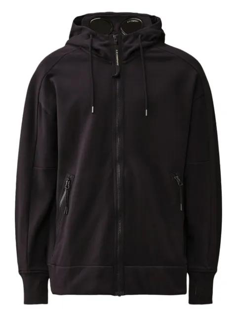 diagonal raised fleece Goggle sweatshirt by C.P. COMPANY
