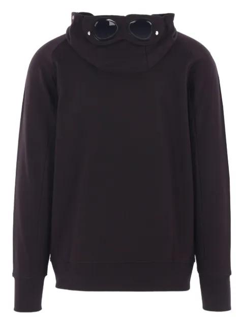 diagonal raised fleece Goggle sweatshirt by C.P. COMPANY