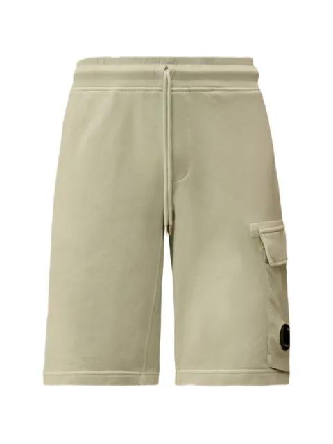 drawstring-detail cotton cargo shorts by C.P. COMPANY