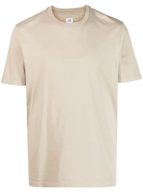 embroidered-logo T-shirt by C.P. COMPANY