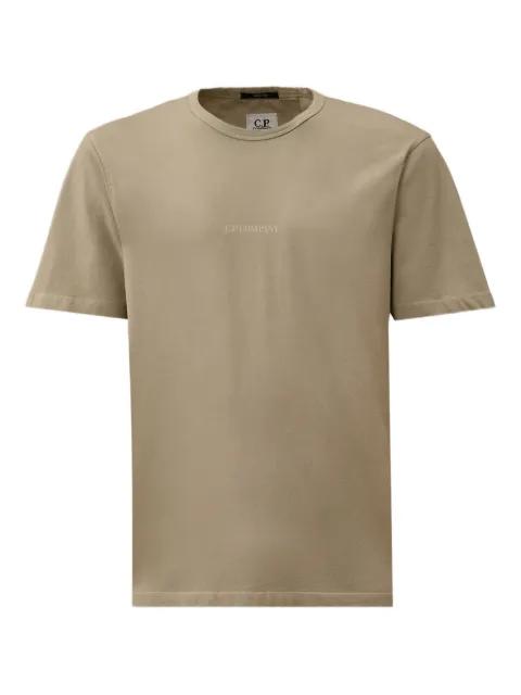 embroidered logo T-shirt by C.P. COMPANY