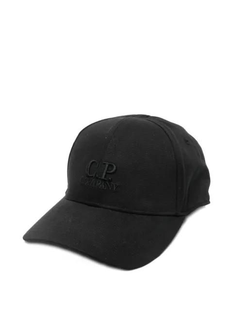 embroidered-logo gabardine baseball cap by C.P. COMPANY