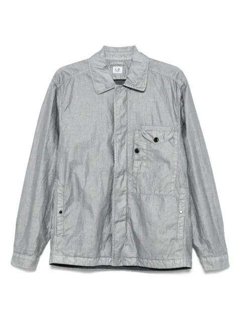 embroidered-logo jacket by C.P. COMPANY