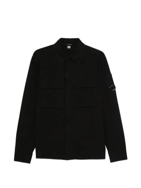 flap-pocket long-sleeve shirt by C.P. COMPANY