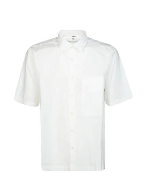 flap-pocket short-sleeve shirt by C.P. COMPANY