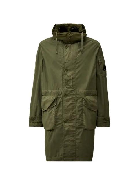 flatt nylon mixed Goggle parka by C.P. COMPANY