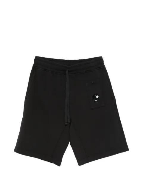 fleece drawstring-waist shorts by C.P. COMPANY