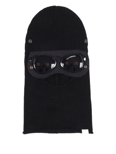 goggle-detail wool balaclava by C.P. COMPANY