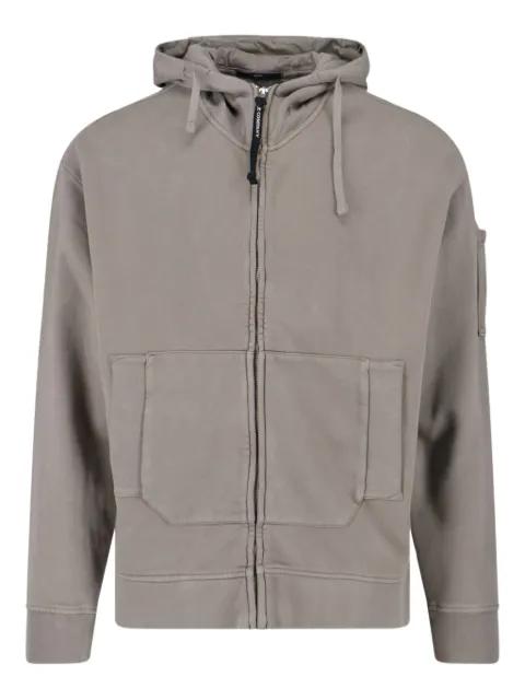 goggle-details zip-fastening hoodie by C.P. COMPANY