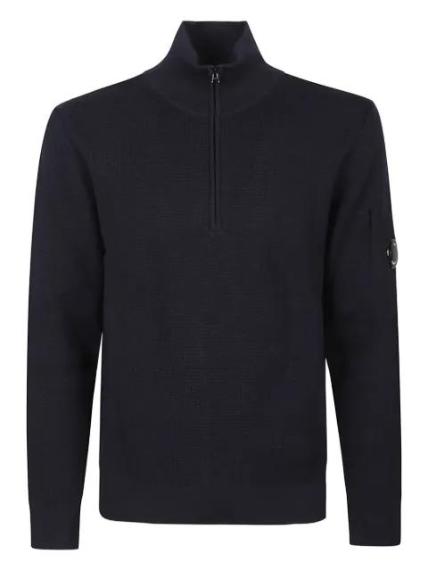half-zip wool sweater by C.P. COMPANY