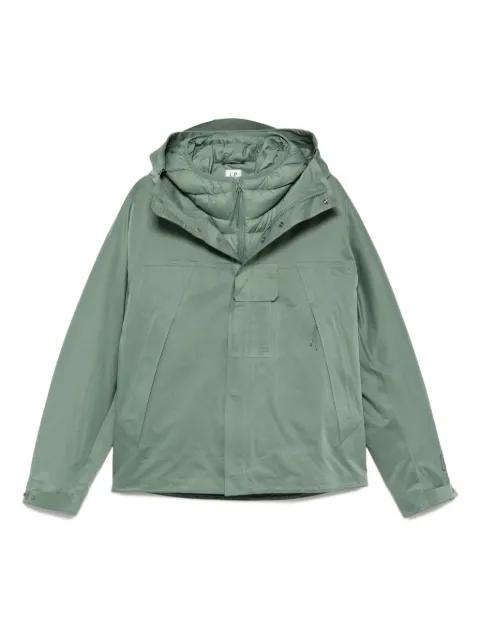hoodied detachable-liner jacket by C.P. COMPANY
