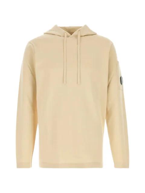 hoodied knit sweatshirt by C.P. COMPANY