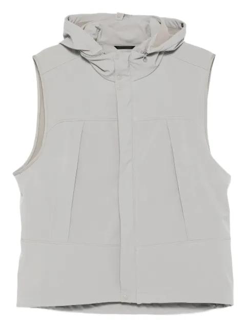 hoodied waistcoat by C.P. COMPANY