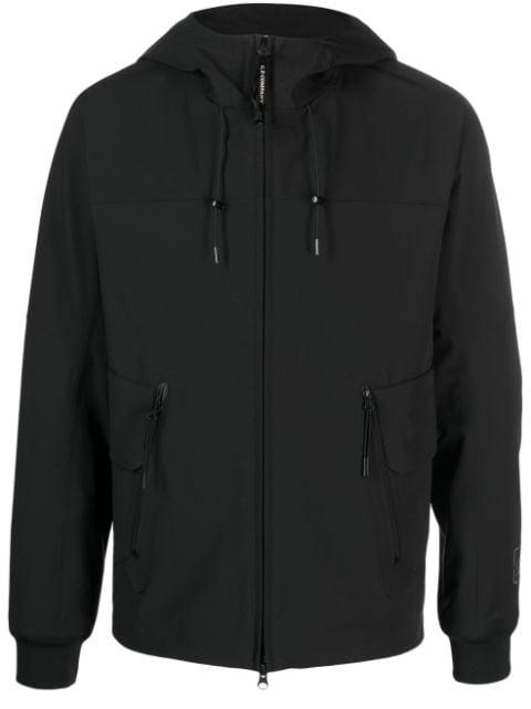 hoodied zip-fastening jacket by C.P. COMPANY