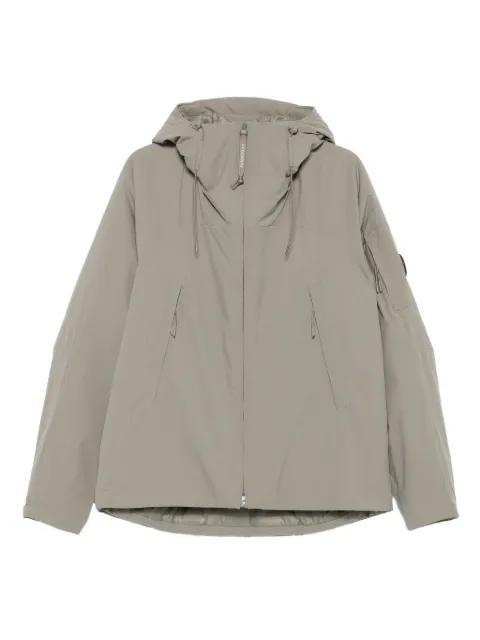 hoodied zip-front jacket by C.P. COMPANY