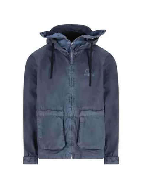 hoodied zip-up jacket by C.P. COMPANY